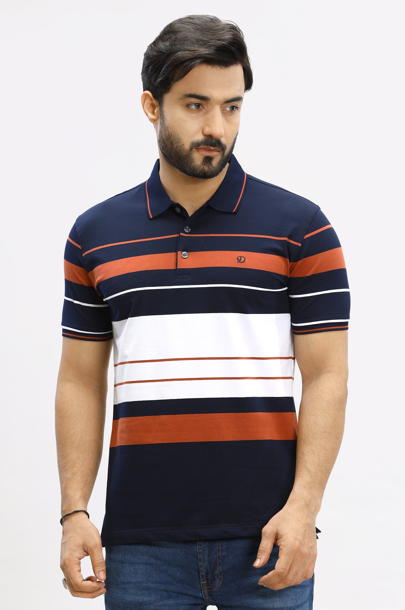 Engineered Yarn Dyed Polo From Diners