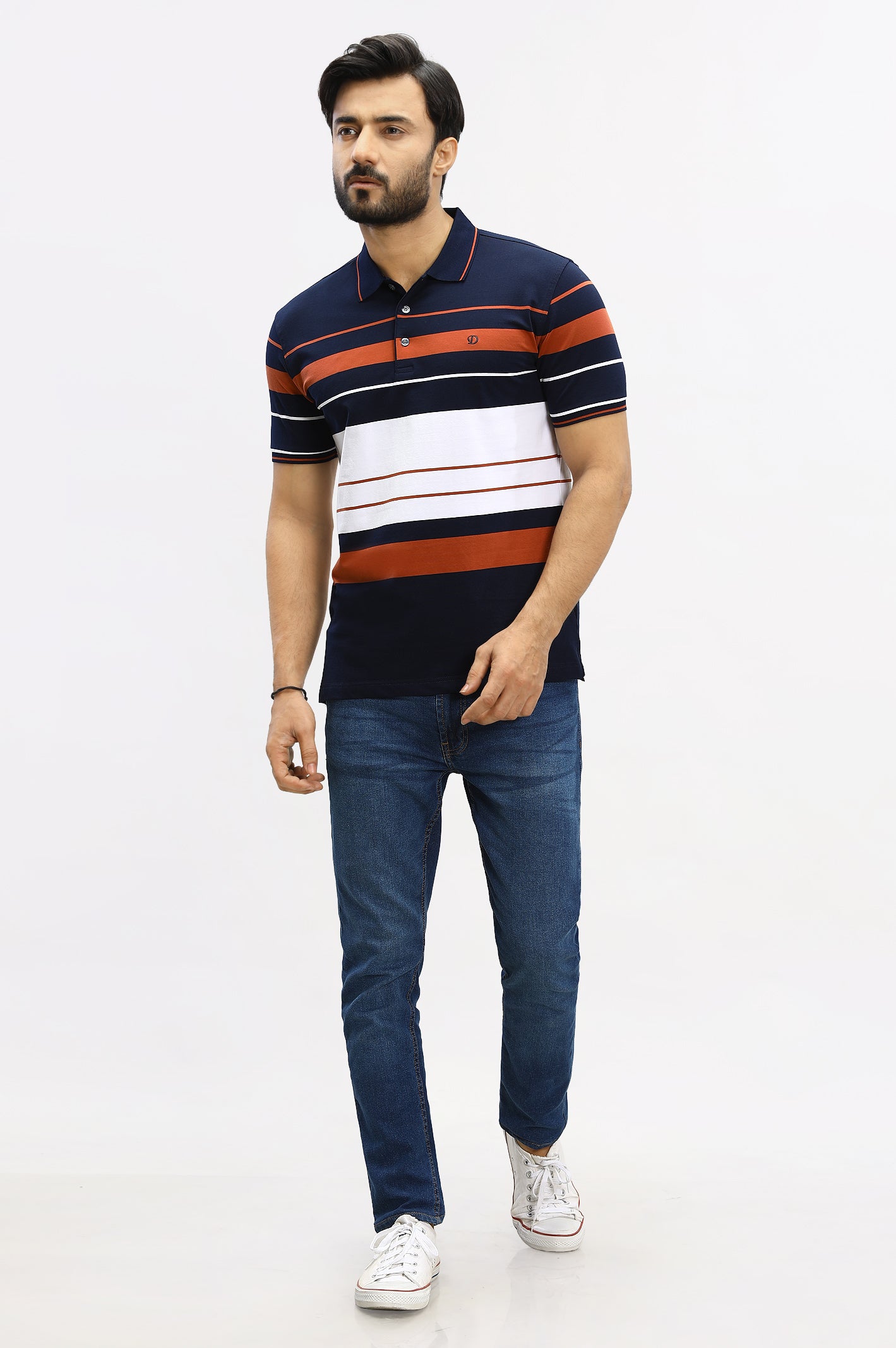 Engineered Yarn Dyed Polo From Diners