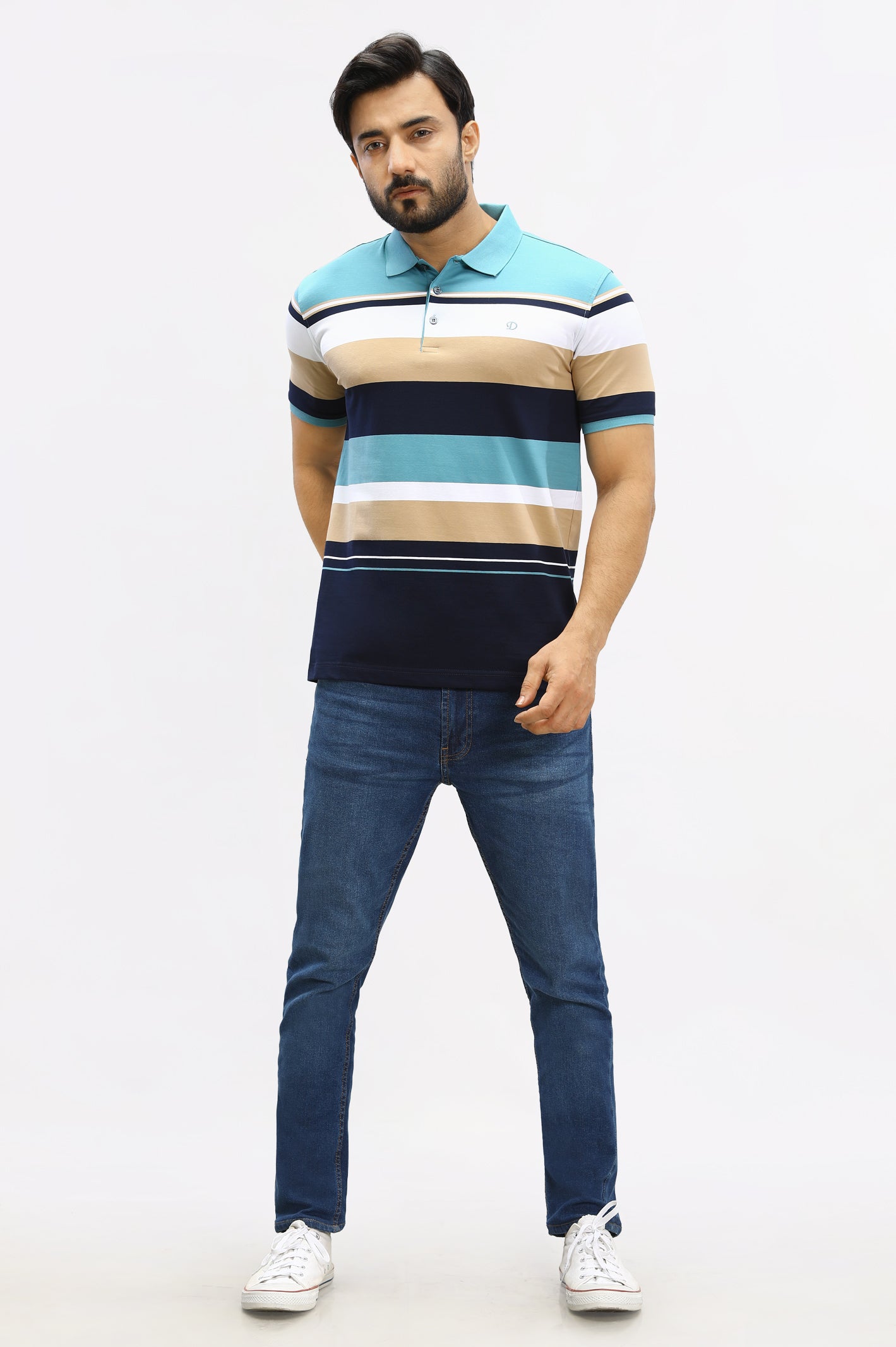 Engineered Yarn Dyed Polo From Diners