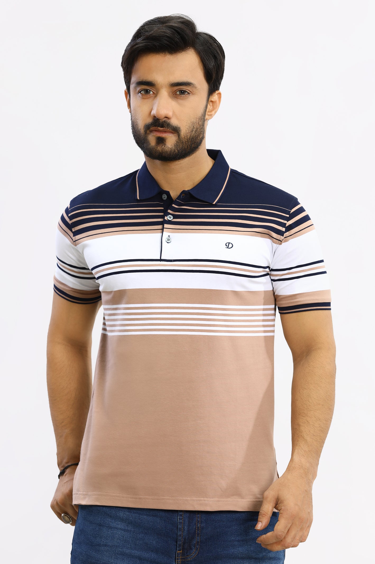 Engineered Yarn Dyed Polo From Diners