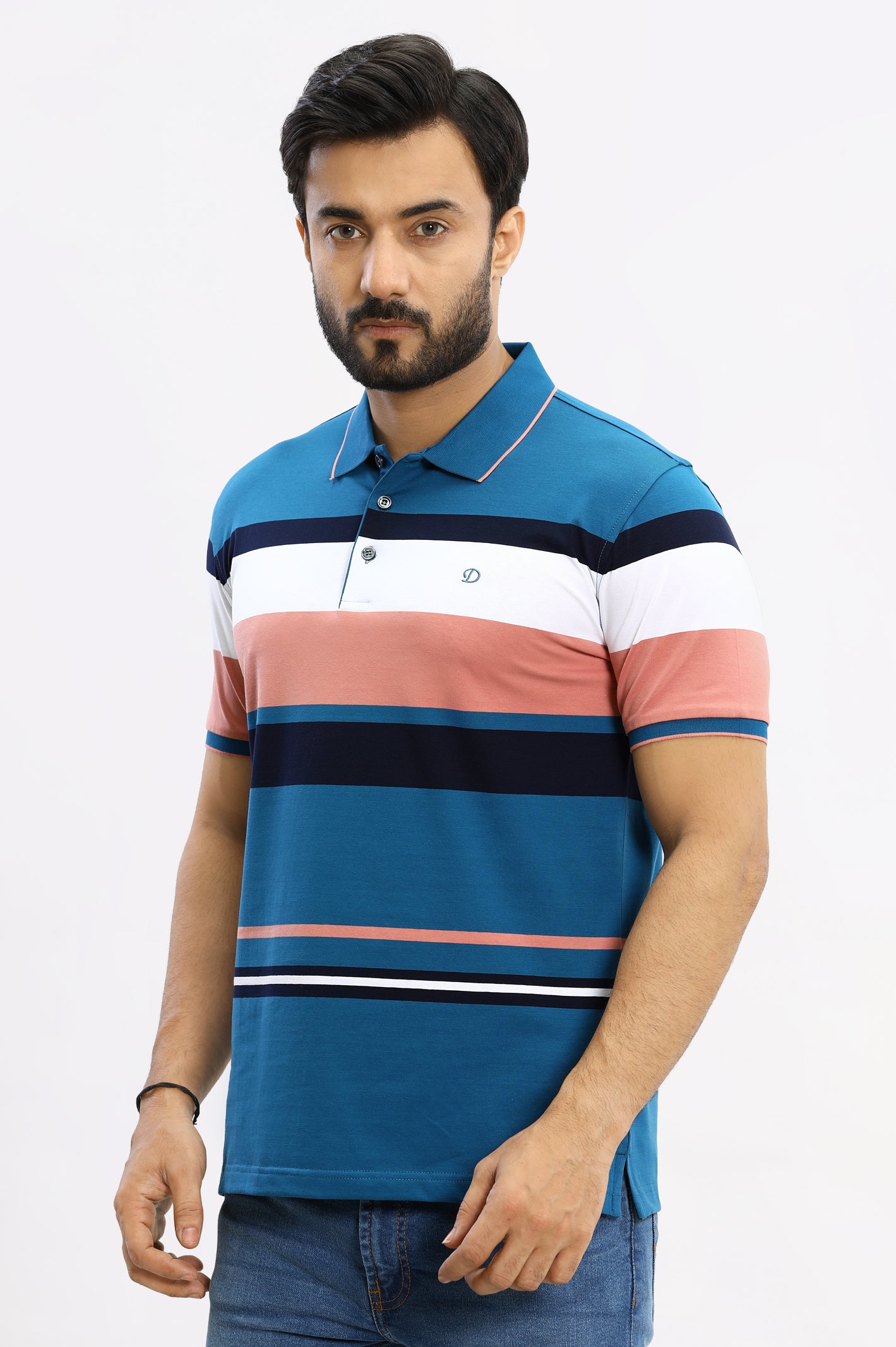 Engineered Yarn Dyed Polo From Diners