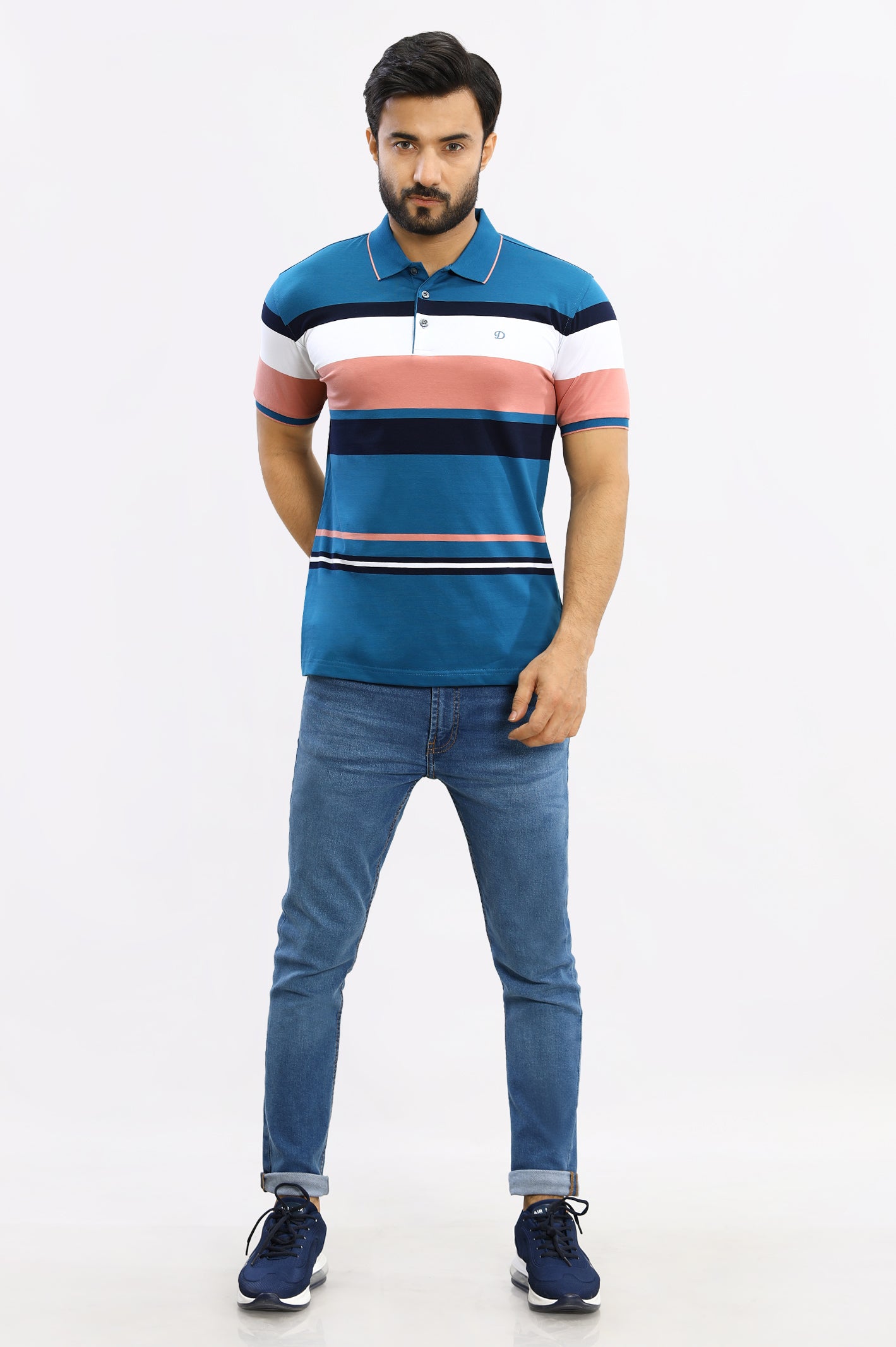 Engineered Yarn Dyed Polo From Diners