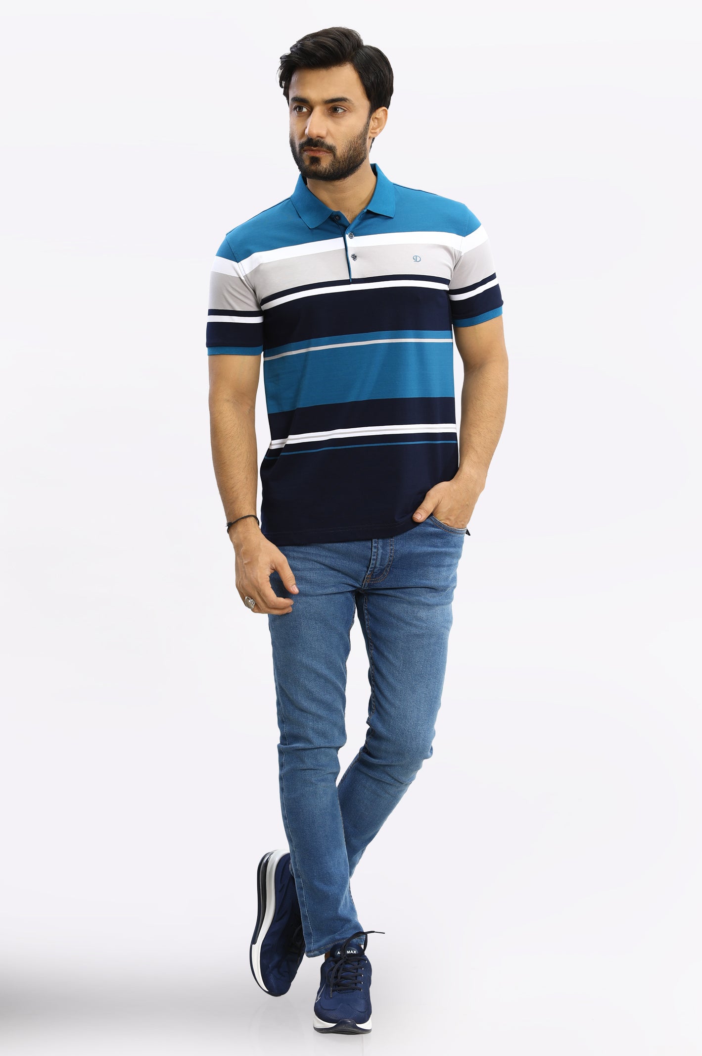 Engineered Yarn Dyed Polo From Diners