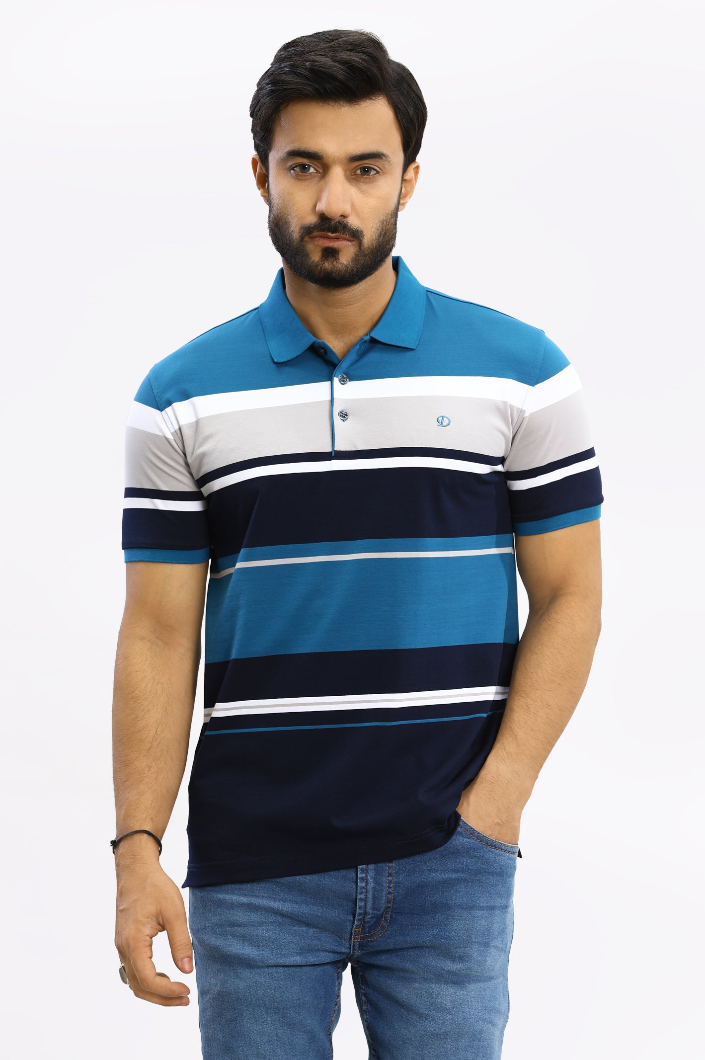 Engineered Yarn Dyed Polo From Diners