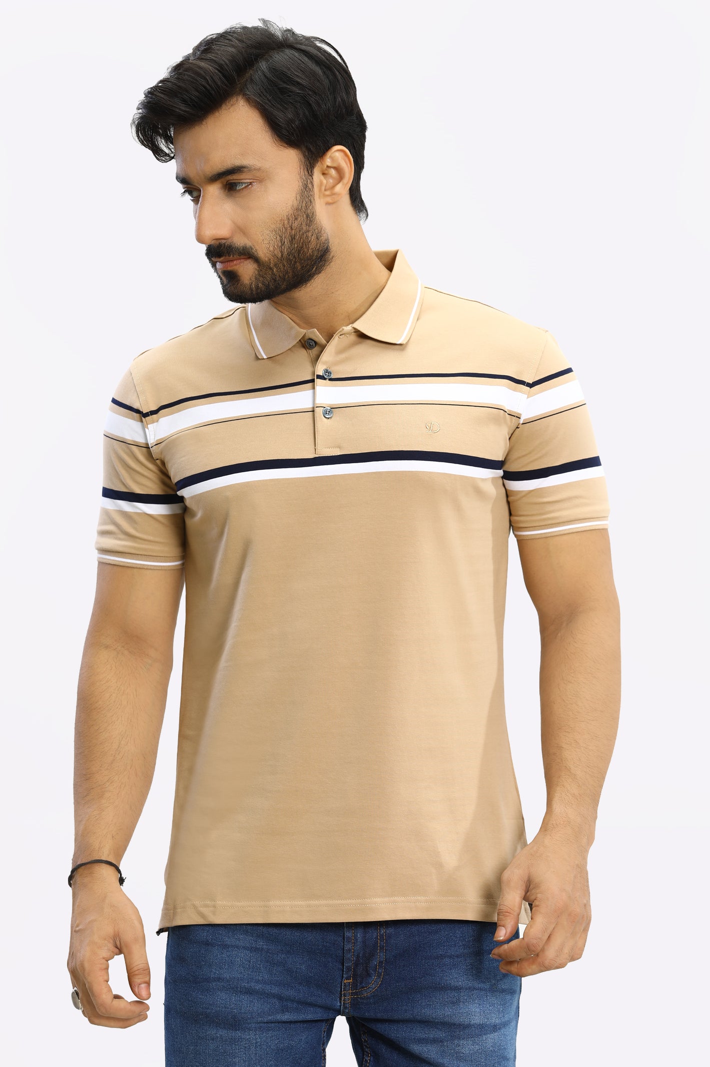 Engineered Yarn Dyed Polo From Diners