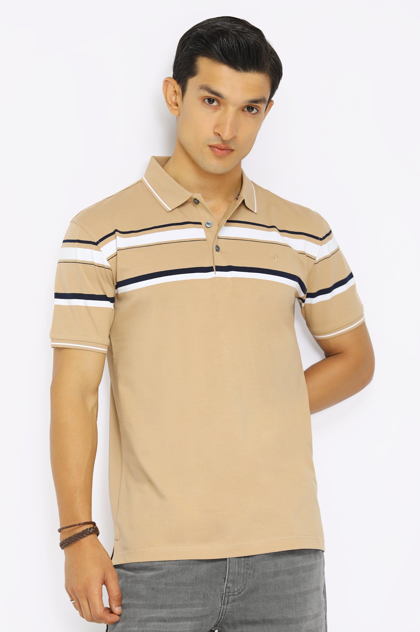 Engineered Yarn Dyed Polo From Diners