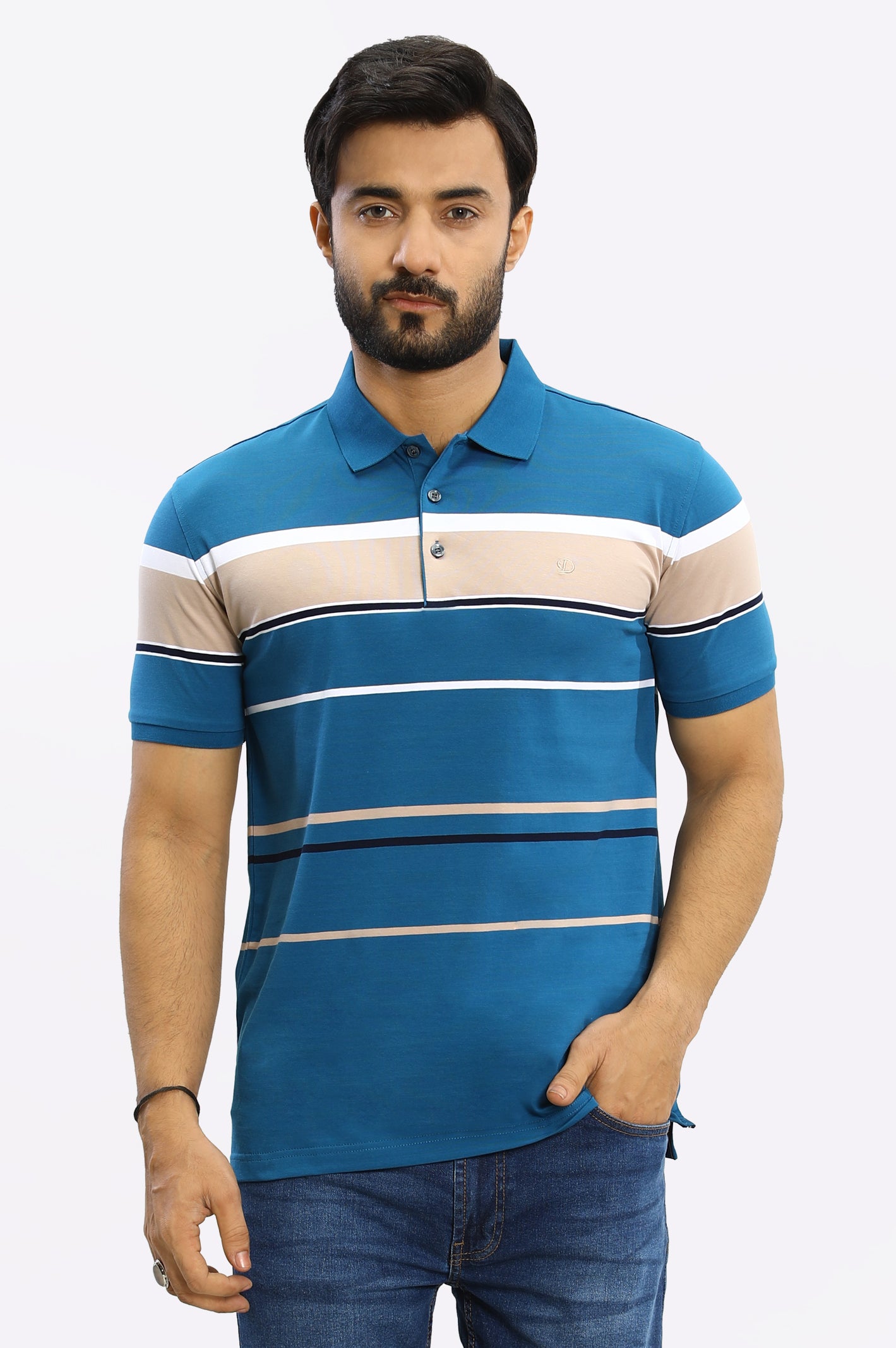 Engineered Yarn Dyed Polo From Diners