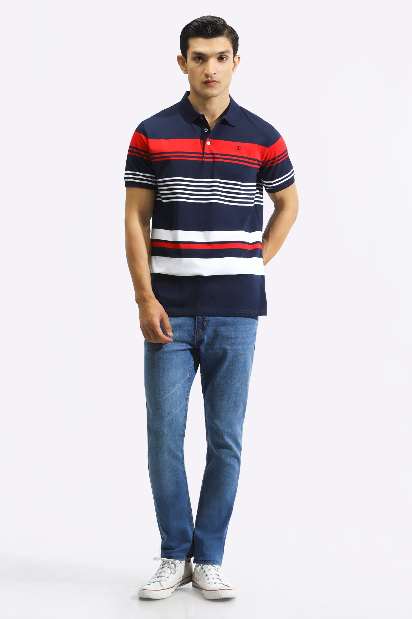 Engineered Yarn Dyed Polo From Diners