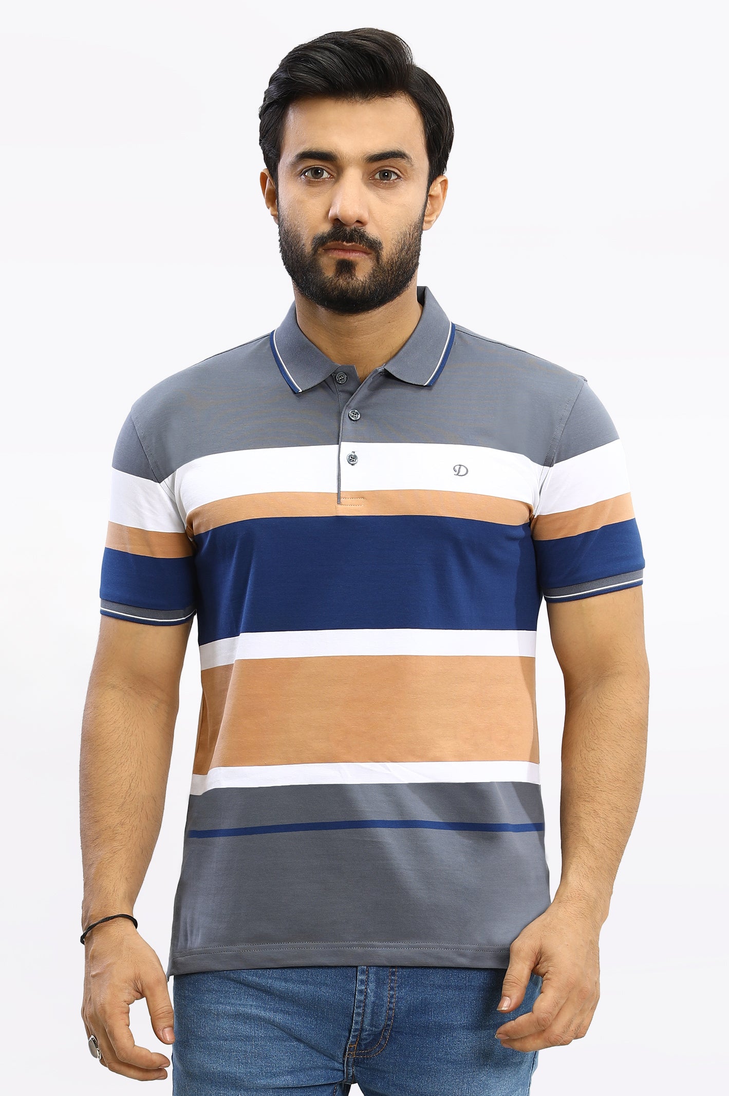 Engineered Yarn Dyed Polo From Diners