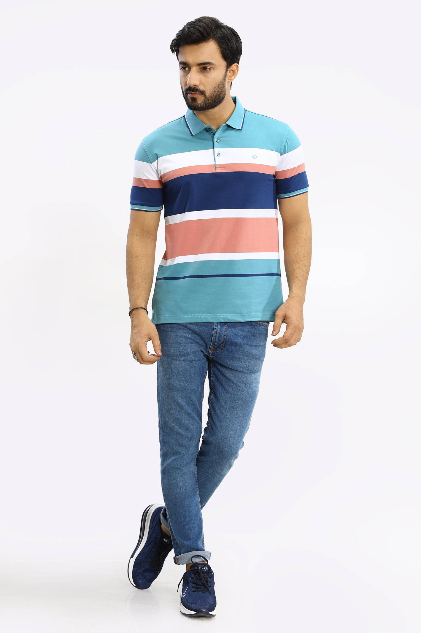 Engineered Yarn Dyed Polo From Diners