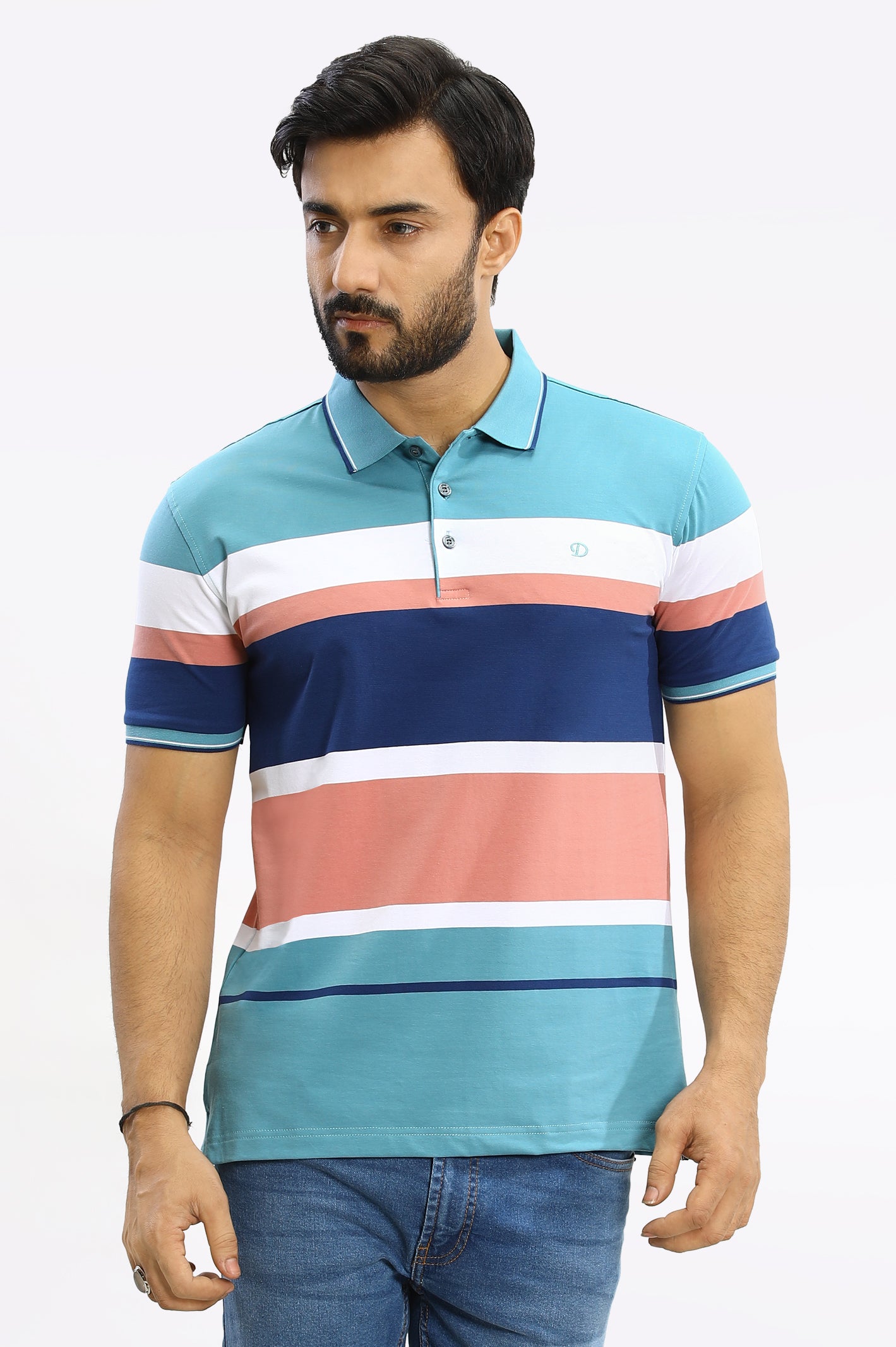 Engineered Yarn Dyed Polo From Diners