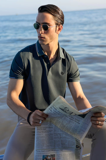 Green Dry Fit Polo