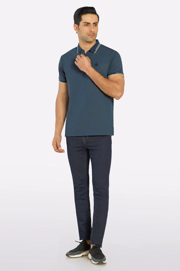 Dark Blue Dry Fit Polo