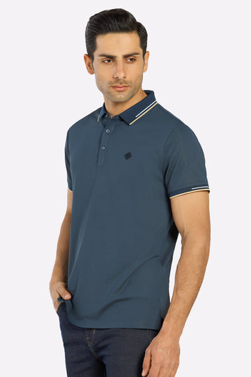 Dark Blue Dry Fit Polo