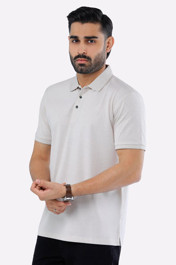 Beige Dry Fit Polo