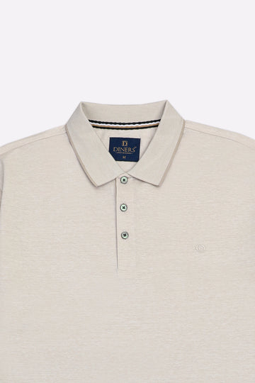 Beige Dry Fit Polo