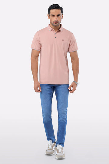 Pink Dry Fit Polo