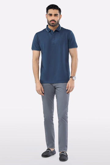 Dark Green Basic Mercerized Polo