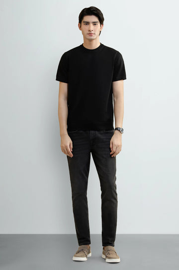 Black Crew Neck T-Shirt