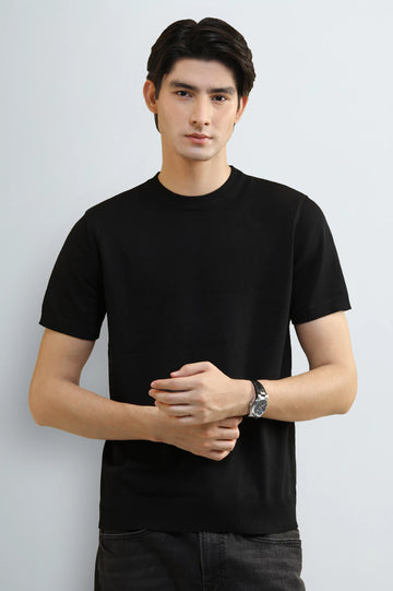 Black Crew Neck T-Shirt