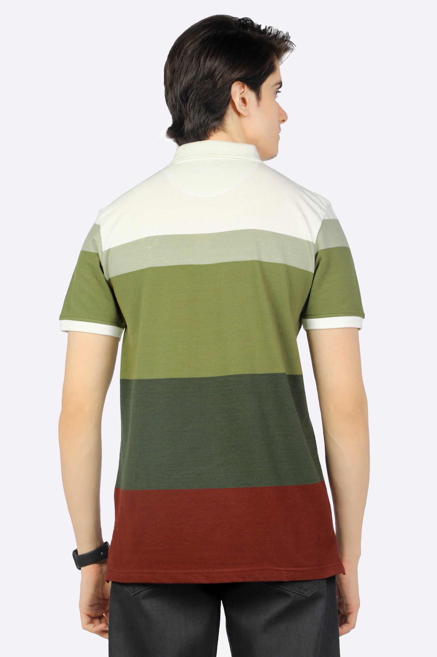 Color Block Polo Shirt From Diners