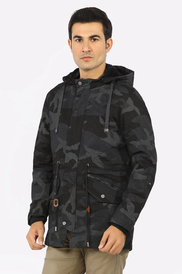 Charcoal Camouflage Jacket