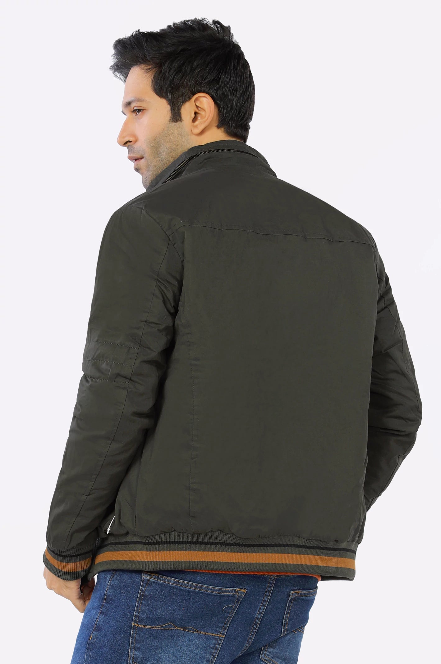 Green Reversible Men's Jacket From Diners