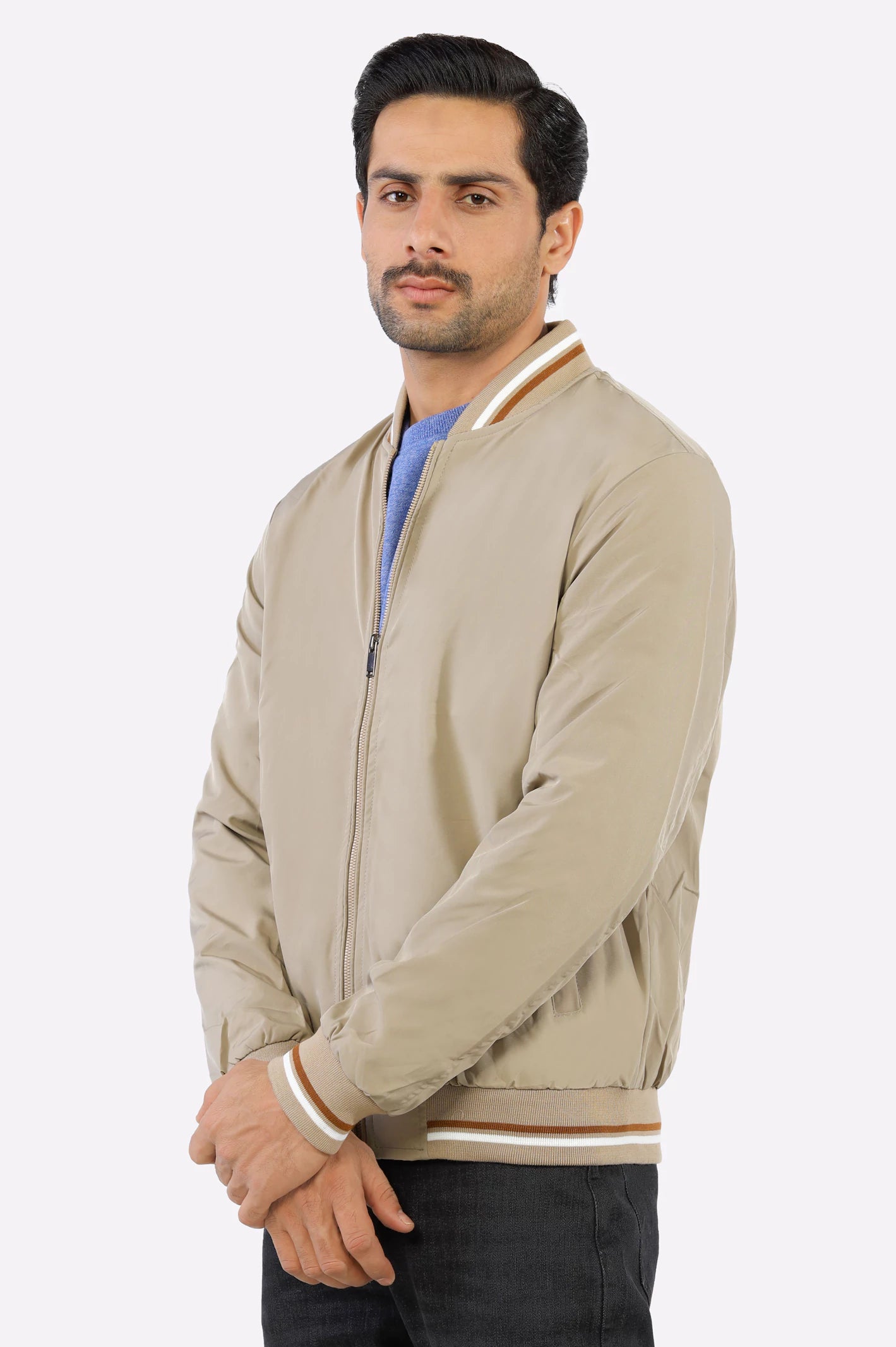 Men's Cotton Khaki Jacket