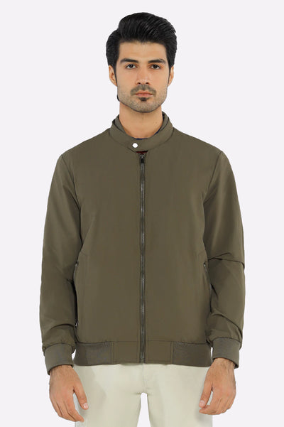 Men’s Lightweight Stretchable Olive Jacket