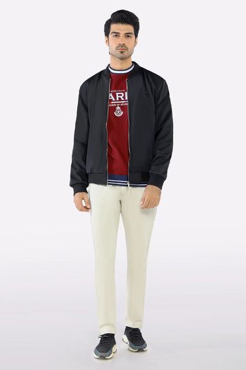 Men’s Black Bomber Jacket