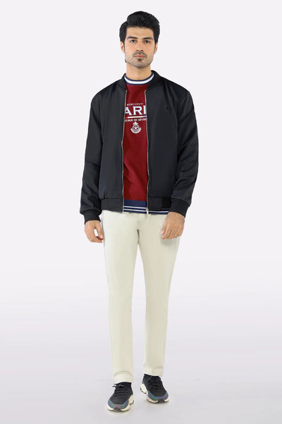 Men’s Black Bomber Jacket