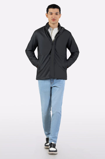 Men’s Black PU Jacket