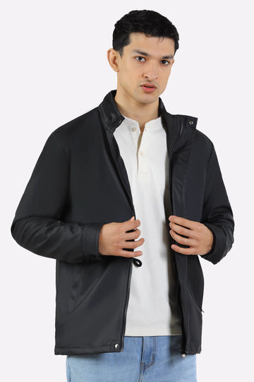 Men’s Black PU Jacket