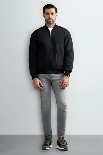 Black & Gray Reversible Men's Jacket