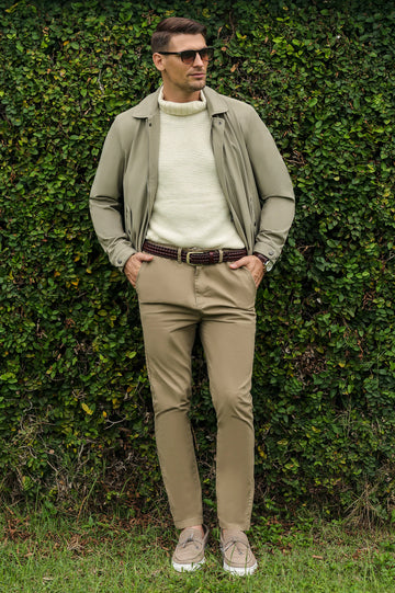 Men's Fawn Harrington Jacket