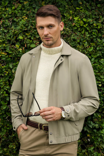 Men's Fawn Harrington Jacket