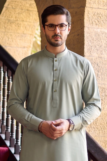 Light Green Wash & Wear Shalwar Kameez