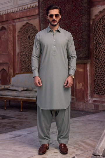 Beige Wash & Wear Shalwar Kameez
