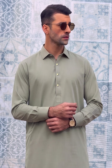 Light Green Wash & Wear Shalwar Kameez