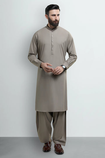 Beige Wash & Wear Shalwar Kameez
