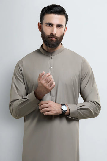 Beige Wash & Wear Shalwar Kameez