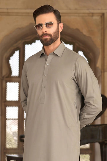 Light Brown Wash & Wear Shalwar Kameez