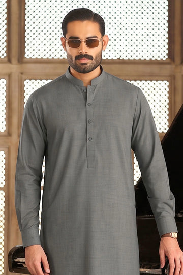 Charcoal Wash & Wear Shalwar Kameez