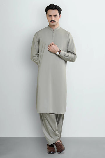 Beige Wash & Wear Shalwar Kameez