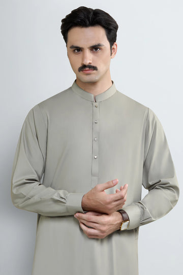 Beige Wash & Wear Shalwar Kameez