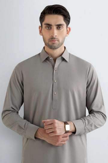 Beige Wash & Wear Shalwar Kameez