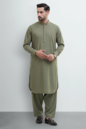 Light Green Wash & Wear Shalwar Kameez