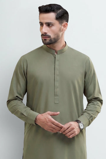 Light Green Wash & Wear Shalwar Kameez