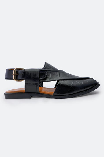 Men Black Sandals