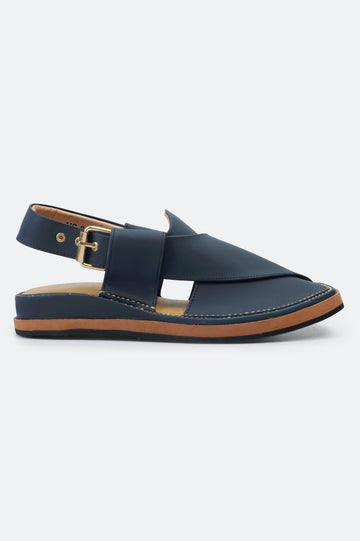 Navy Blue Casual Peshawari Sandal